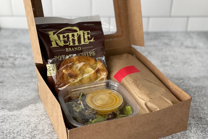 WNA Atrium™ Grab N' Go Lunch Box w/Handle - Clear